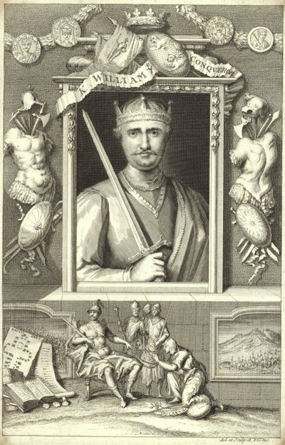 Ritratto di Guglielmo il Conquistatore da George Vertue