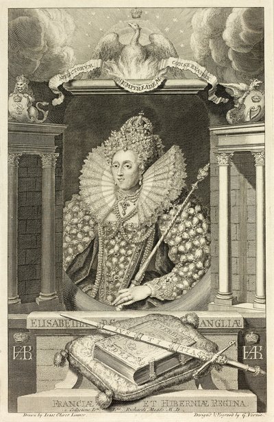 Regina Elisabetta I da George Vertue