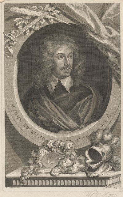 Sir John Suckling da George Vertue