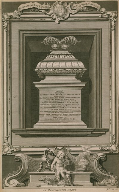 I principi nella Torre Monumento da George Vertue