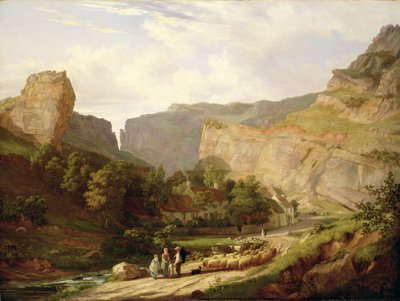 Veduta della Gola di Cheddar da George Vincent