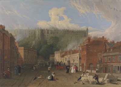 Veduta di Thames Street, Windsor da George Vincent