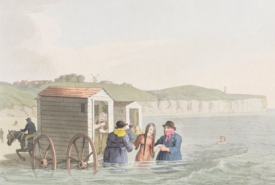 Bagno in mare nella baia di Bridlington, da "Costumi dello Yorkshire", di George Walker da George Walker