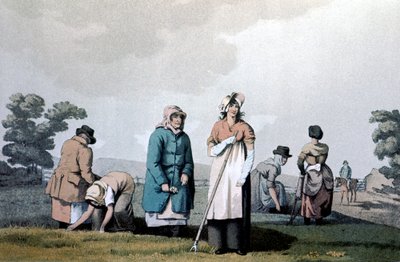 Lowkers - donne che diserbavano il mais da George Walker of Seacroft