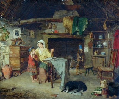 Il pastore di Ettrick. Ragazzo che riceve le sue prime impressioni dalla madre, 1858 da George Washington Brownlow