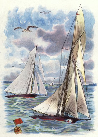 Una regata di yacht da George Washington Lambert
