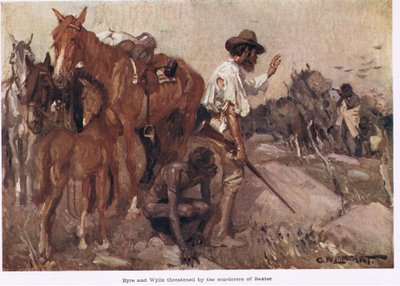 Eyre e Wylie minacciati da George Washington Lambert