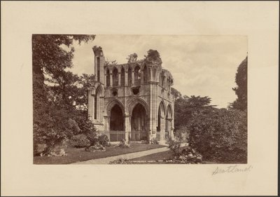 Abbazia di Dryburgh da George Washington Wilson