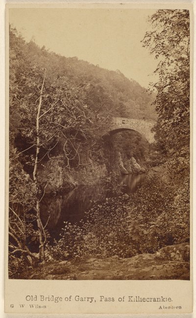 Vecchio ponte di Garry, passo di Killiecrankie. da George Washington Wilson