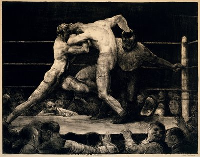 Un cervo a Sharkeys, 1917 da George Wesley Bellows