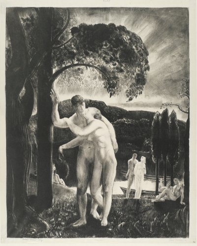 Amore, serie Uomini come dei da George Wesley Bellows