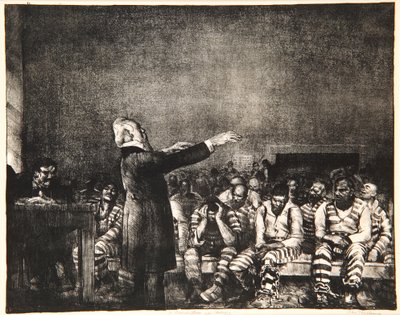 Benedizione in Georgia, 1916 da George Wesley Bellows