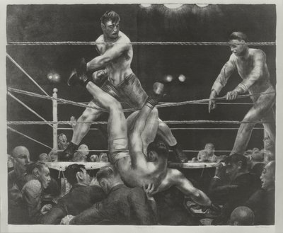 Dempsey e Firpo da George Wesley Bellows