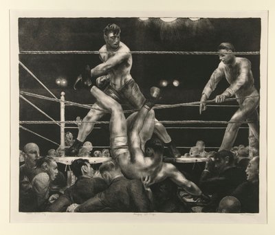 Dempsey e Firpo da George Wesley Bellows
