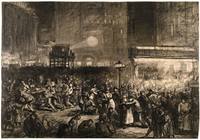Notte elettorale a Times Square da George Wesley Bellows