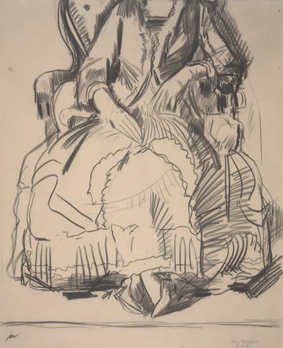 Emma in un vestito viola da George Wesley Bellows