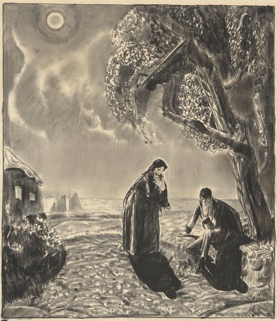 Figure al chiaro di luna da George Wesley Bellows