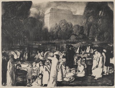 Nel parco, luce, 1916 da George Wesley Bellows