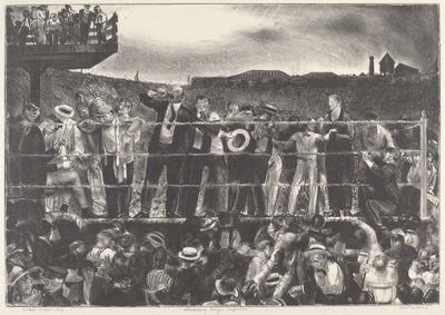 Presentazione di Georges Carpentier, 1921 da George Wesley Bellows
