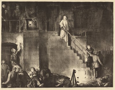 Omicidio di Edith Cavell, 1918 da George Wesley Bellows