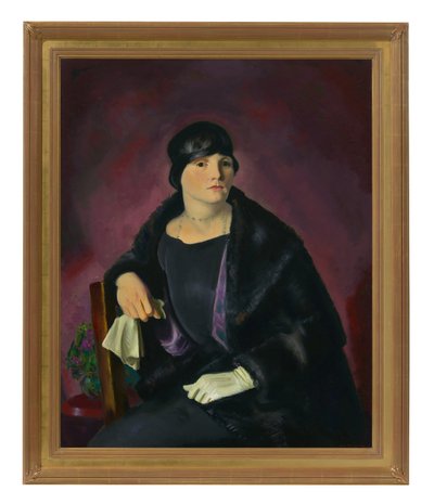 Ritratto della signora Walter Richter (olio su tela) da George Wesley Bellows