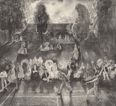 Tennis, 1920 da George Wesley Bellows