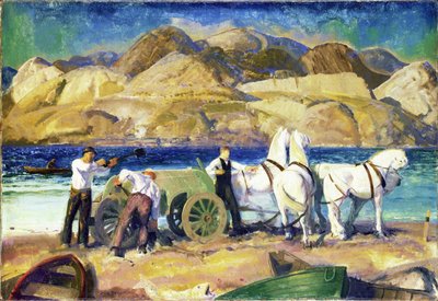 Il carro della sabbia, 1917 da George Wesley Bellows