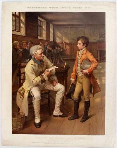 Primo incontro di Wellington con i francesi, 1785 da George William Joy