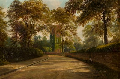 La torre della chiesa di Santa Maria e Santa Margherita, Castle Bromwich, Warwickshire, c.1886-1949 da George Willis Pryce