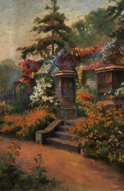 Giardino estivo, data sconosciuta da George Wimpenny
