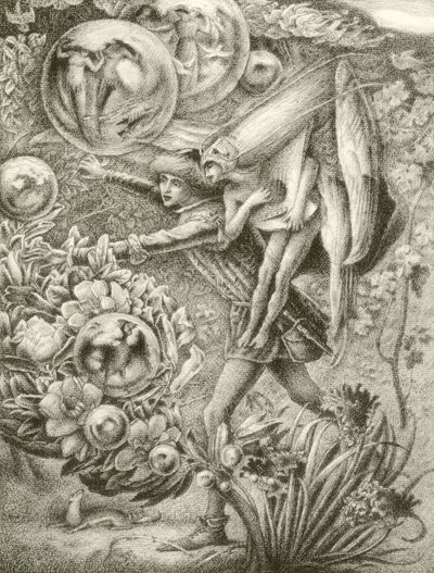 Ferdinando e Ariel (incisione) da George Woolliscroft Rhead