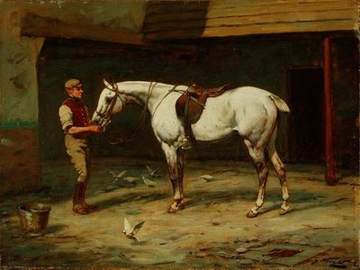 Stalliere nel Cortile della Scuderia da George Wright