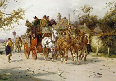 La Posta da Oxford a Londra da George Wright