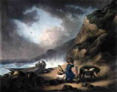 Pescatori, inciso da James Ward, pub. da J.R. Smith, 1793 da George after Morland