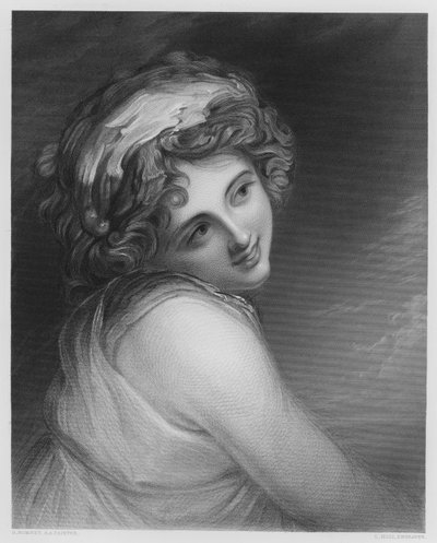 Una baccante, dal quadro nella Galleria Vernon da George after Romney
