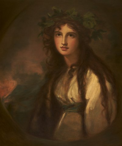 Emma Hart, Lady Hamilton come Baccante da George after Romney