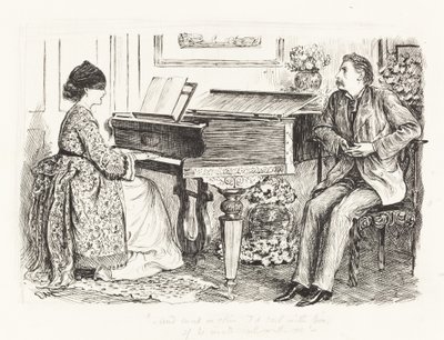 "--E nebbia o luce, navigherò con lui, se lui navigherà con me--" da George du Maurier