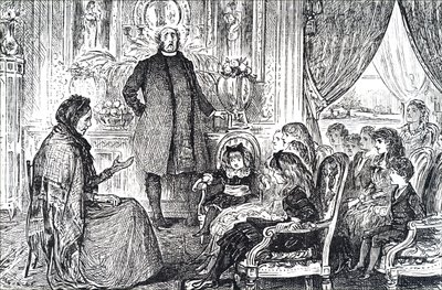 Una classe della scuola domenicale da George du Maurier