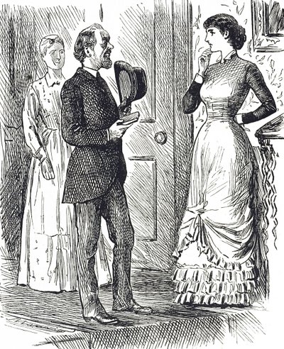 Cartone che raffigura un diverso tipo di contatore del gas in uso da George du Maurier