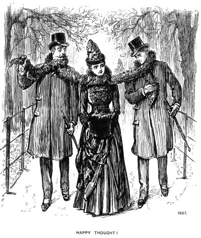 Pensiero felice!, 1887 da George du Maurier