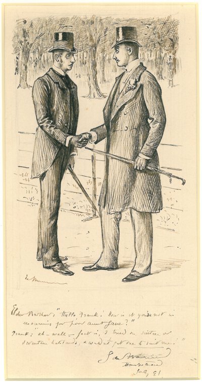 Ciao Frank!, 1891 da George du Maurier