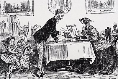 Nel 1865 Elizabeth Garrett Anderson fu autorizzata a praticare la medicina come prima donna medico da George du Maurier