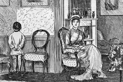 La difficoltà di mantenere il controllo da George du Maurier