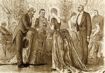 Cose che si vorrebbe aver espresso diversamente, c.1880 da George du Maurier