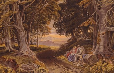 Viaggiatori stanchi da George the Younger (after) Barret