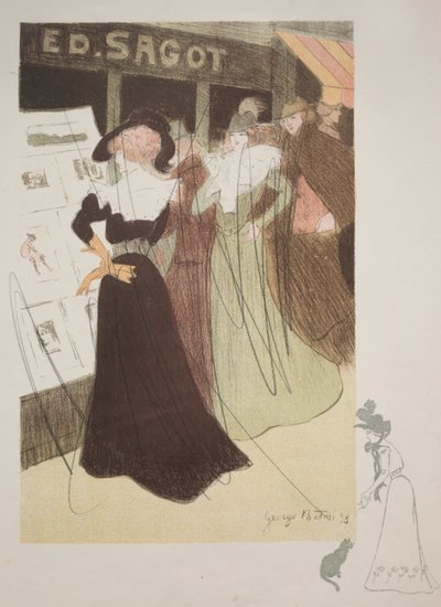 Galleria di Sagot, 1898 da Georges Alfred Bottini