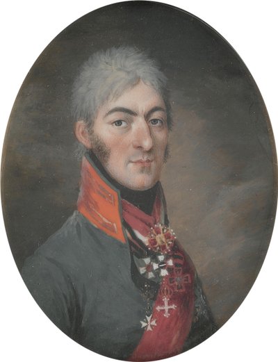 Principe Simon Bagratovich di Bagrationi Imereti da Georges Antoine Keman