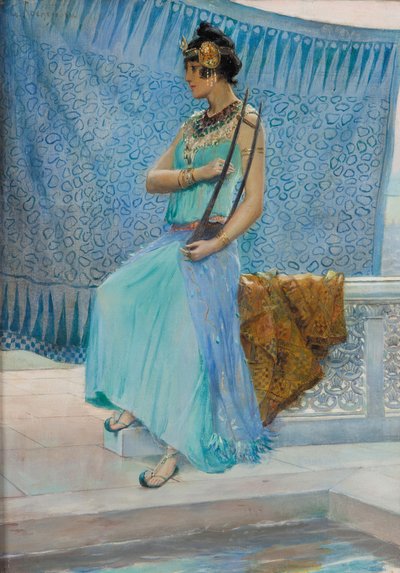 Danzatrice algerina o Salambò da Georges Antoine Rochegrosse