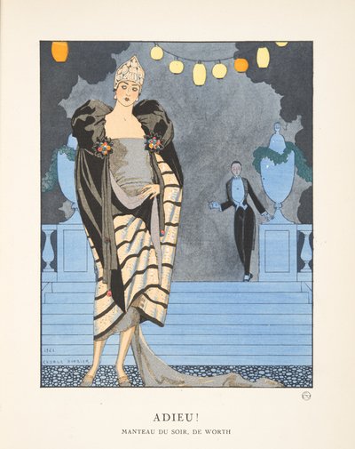 Adieu, da una Collezione di Tavole di Moda da Georges Barbier