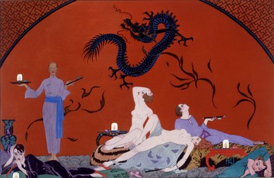 Alla casa di Pasotz, c.1921 da Georges Barbier